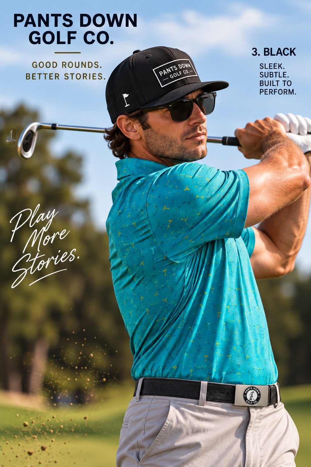 Black cap — Pants Down Golf Co.